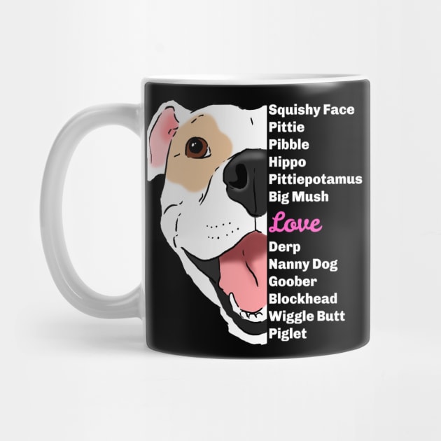 Pittie Lover, Pitbull Lover, Pittie Mama, Funny Pitbull by sockdogs